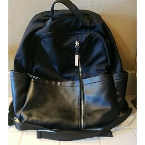 Tutilo Vegan Black Leather Backpack